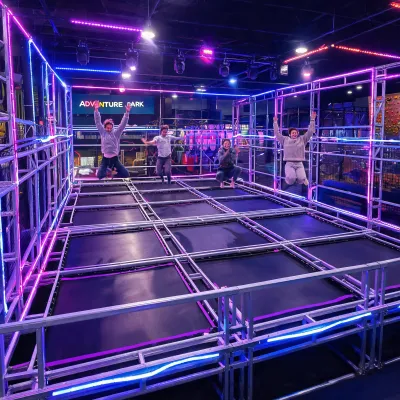 trampoline grid